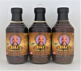 CHAKA'S MARINADE Sauce. All Natural. (3) Original 18oz