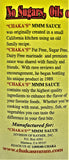 CHAKA'S MARINADE Sauce. All Natural. (2) Original (1) Zesty 18oz