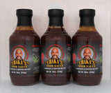 CHAKA'S BBQ (Barbecue) Sauce. (3) 18oz